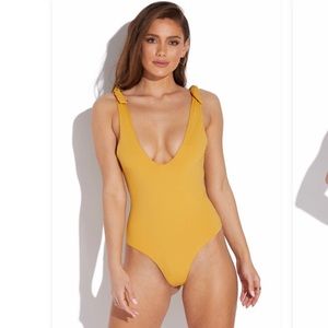 NWT Dippin’ Daisy’s Shoulder Tie One Piece